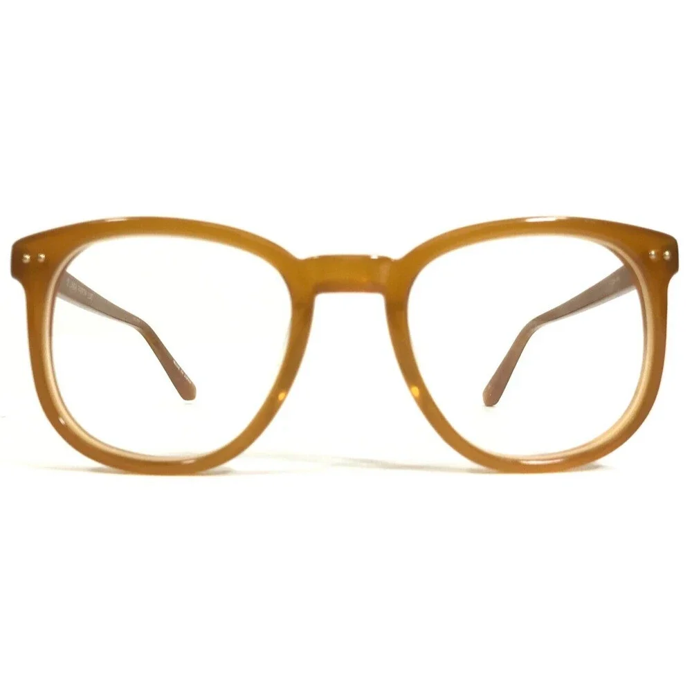 Linda Farrow Luxe Eyeglasses Frames LFL/178/4 Clear Brown Square 47-20-148